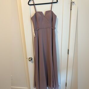 Azazie Janneth Dusk - Spaghetti Strap Sundress for Weddings